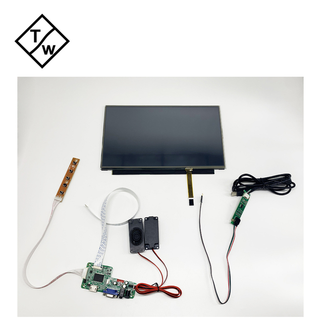 TOPWILLING 1080P Resistive Touch Screen 13.3 Inch LCD Panel USB Touch Display