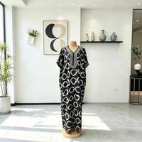 Abaya vintage personnalisable pour femme, robe traditionnelle africaine avec strass, respirante, taille unique, pour femmes musulmanes, ensemble robe et foulard