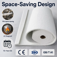 Couverture isolante en aérogel de qualité marine 10 mm 650 ° Isolation hydrophobe et résistante aux pulvérisations de sel pour les compartiments moteur offshore et marins