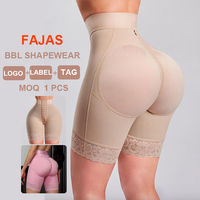 Fajas Colombianas BBL Al Por Mayor Prenda de Cintura Alta Panty Levanta Glúteos Shorts Reductores Colombianos