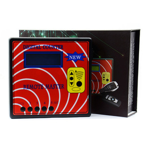 Programador de llaves y copiador de control remoto RF para puertas de garaje, con contador digital de frecuencia y función de regeneración de control remoto de código variable. - Product Image 5