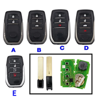 Version Améliorée Xhorse VVDI XM38 Clé Intelligente XSTO01EN Télécommande 8A 4D 4A BA Puce pour Toyota Lexus Compatible avec Key Tool Max Pro