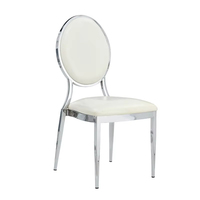 Chaise de salle à manger empilable moderne de luxe dos doré pour mariages fêtes banquets pour hôtel événements meubles de maison