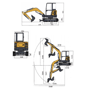<span class=keywords><strong>Mini</strong></span> Excavadoras Portátiles de 3.5 Toneladas de China, con Certificación EPA, en Venta - Product Image 5