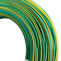 1*16 mm2, cable de cobre aislado Flexible único, verde/amarillo, estañado, resistente a los rayos UV, PVC, modelo RV, Cable de tierra de un solo núcleo