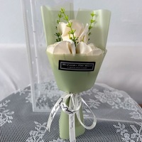 Bouquet de roses artificielles parfumées en boîte, longue durée, élégant, cadeau pour la fête des mères, la Saint-Valentin, Noël, un ami, un anniversaire, une surprise