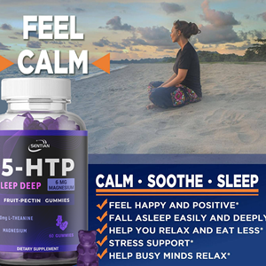 Melatonin vitaminleri ile OEM uyku Gummies derin yardım iyi uyku derin 5-htp Gummies geliştirmek - Product Image 3