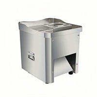Nouvelle machine à trancher la viande électrique 750W de qualité commerciale avec lame en acier inoxydable et épaisseur réglable de 2,5 mm à 15 mm