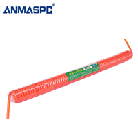 8*5 Pneumatique Pu Tube Pu Polyester Polyuréthane Ressort Bobine Tube Spirale Flexible Pu air Tuyau Tube avec Coupleur Rapide