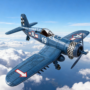 Jouets éducatifs pour enfants, puzzle 3D, modèle d'<span class=keywords><strong>avion</strong></span> F4u Corsair, <span class=keywords><strong>avion</strong></span> <span class=keywords><strong>de</strong></span> chasse, aviation, <span class=keywords><strong>avion</strong></span> <span class=keywords><strong>de</strong></span> <span class=keywords><strong>guerre</strong></span>, blocs <span class=keywords><strong>de</strong></span> construction - Product Image 6