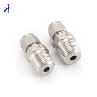 Coupleur de déconnexion rapide hydraulique en acier inoxydable à face plate mâle femelle haute pression 1/4