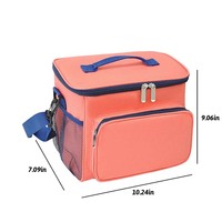 Sac Isotherme Portable en Polyester 600D Imperméable pour Hommes – Idéal pour le Déjeuner, les Voyages et les Pique-niques en Extérieur (Vente en Gros)