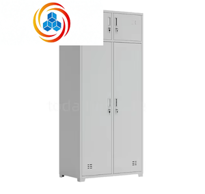 Vis d'assemblage pour armoire métallique, casier de rangement en acier inoxydable, casier de gym, armoire à 2 portes, 2 clés - Product Image 1