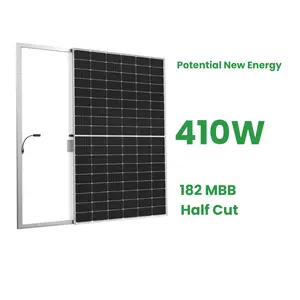 Potential New Energy mono crystal solar panel connection for home solar panels and battery storage