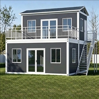 Maison conteneur modulaire préfabriquée économique à assemblage rapide, conception mobile pour villas, hôtels, dortoirs, bureaux |   Contemporain