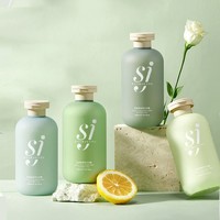 Flacon pompe vide professionnel en PET de 300 ml pour lotion corporelle - Emballage personnalisé pour soins de la peau avec logo sérigraphié de 30 g et col de 24 mm