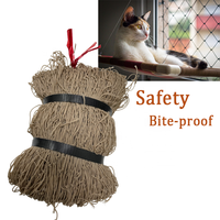Filet renforcé pour chat avec fermeture éclair, moustiquaire de fenêtre anti-animaux, protection UV