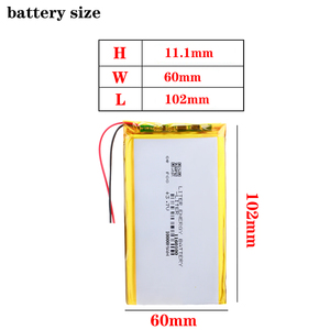 Batería Recargable de Alta Calidad 1160100 3.7V 10000mah para Banco de Energía, Precio de Fábrica al por Mayor - Product Image 2