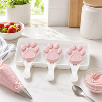 Moule à glace en silicone en forme de patte de chat, moule à bâtonnets glacés, mini moule à glace, moule à gâteaux et bonbons