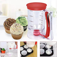 Distributeur de Pâte Manuel avec Poignée pour Crêpes, Biscuits, Gâteaux, Muffins et Cupcakes – Outil de Mesure et de Cuisson pour la Cuisine