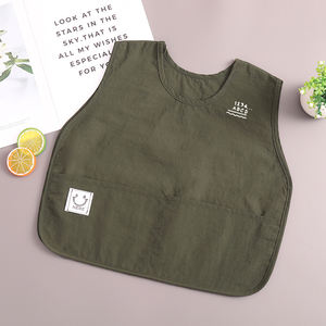 Bavoirs pour bébé de grande taille en tissu Taslon de haute qualité, sans manches, bavoirs pour bébé, <span class=keywords><strong>tablier</strong></span> - Product Image 3