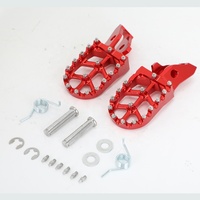 Prêt à expédier : Repose-pieds larges Sur-Ron Ultra Bee en aluminium CNC antidérapants – Ensemble de pédales pour moto électrique tout-terrain – Pièces de mise à niveau