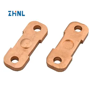 Italy 3-hole Factory Customized brass electric contacts Switch Contact Copper Part extension socket power strip