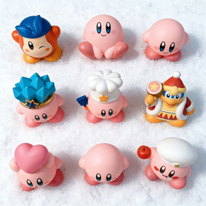Set <span class=keywords><strong>di</strong></span> Statuette Rotonde Rosa Carine <span class=keywords><strong>con</strong></span> Accessori a Tema e Personaggi Compagni - Product Image 2