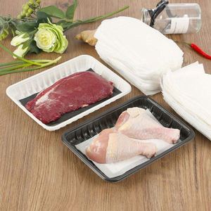 Bandeja Absorbente de Papel Ecológica de Grado Alimenticio, Desechable, de Alta Calidad, para Supermercados, Precio de Fábrica, Venta al Por Mayor, 180*100mm - Product Image 5
