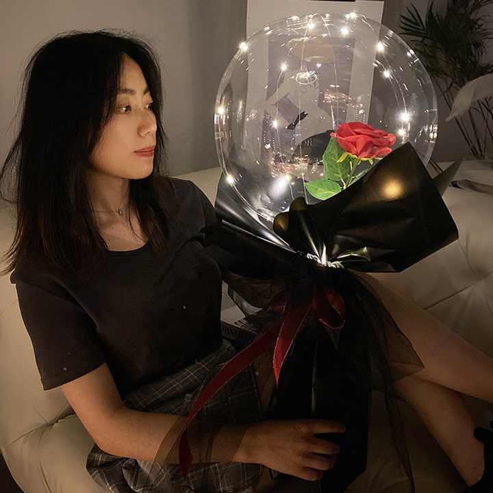 Día de San Valentín decoración amor regalo rosas globos Globo San Valentín regalo feliz Cadeau Saint decoración San Valentín globos