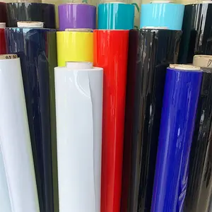 PVC 컬러 투명 형광 투명 필름 방수 핸드백 포장재 PVC 컬러 투명 필름 PVC 필름