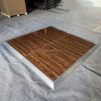 NIKA - Pista de Baile Portátil de Madera Contrachapada con Diseño Cuadriculado en Blanco y Negro para Bodas, Eventos y Fiestas