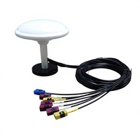 Antenne GNSS RTK de haute précision, type soucoupe volante, pour levés GPS aériens, avec assemblage de câbles multi-connecteurs TNC, couverture à 360 degrés pour UAV