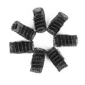 Vente en gros <span class=keywords><strong>de</strong></span> filets bigoudis bigoudis outils <span class=keywords><strong>de</strong></span> modelage personnalisation outils <span class=keywords><strong>de</strong></span> coiffure bigoudi noir filets faits - Product Image 1
