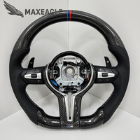 Volant en cuir et fibre de carbone M Sport pour BMW Série 3 et 5 F30 F32 F10 F20 F07 F01 F11 F06 F13 F01 E90 M3 M4 M5 M6