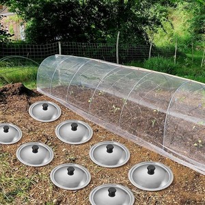 Contenedor de vermicompostaje de malla metálica, cesta para compostaje de gusanos enterrada con cubierta de acero inoxidable - Product Image 5