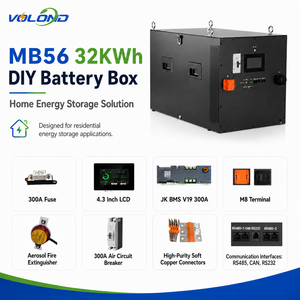 EU Stock MB56 DIY BOX KIT 16s 51.2V 660ah 30KWh 628Ah Lifepo4 <strong>Battery</strong> DIY Solar Energy <strong>Storage</strong> <strong>Battery</strong> <strong>case</strong> - Product Image 2