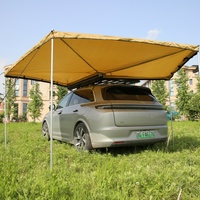 Accessoires directement de l'usine, auvent à ailes de chauve-souris à 270 degrés, auvent latéral pour camion 4x4, ouverture rapide, auvent latéral pour voiture