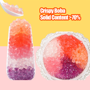 Ingrédients <span class=keywords><strong>pour</strong></span> <span class=keywords><strong>Bubble</strong></span> <span class=keywords><strong>Tea</strong></span> : <span class=keywords><strong>Perles</strong></span> de Tapioca Saveur Fruit de la Passion, Sirop <span class=keywords><strong>pour</strong></span> Thé, Billes Éclatantes Jaune Clair 1200g, Durée de Conservation 6 Mois - Product Image 2
