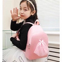 Sac à dos de danse unisexe pour enfants, à double bandoulière, pour le ballet latin, mignon, en polyester imperméable, pour l'école