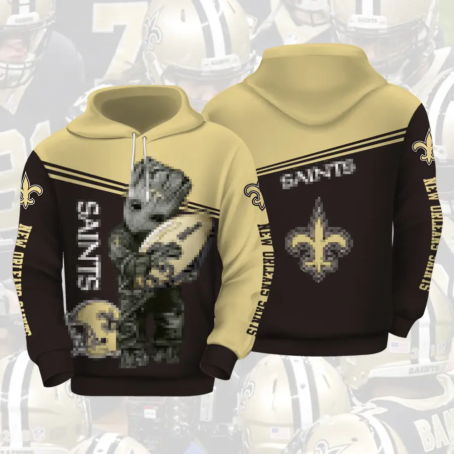 Haute qualité Saints maillot Football américain saint cowboy Raider automne sweats imprimer sweats à capuche pour hommes