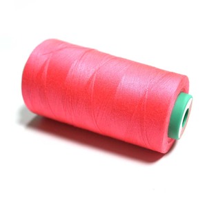 Hot Bán Giá Cả Hợp Lý Màu Xanh Đỏ 5000 Yards Cone 40S/2 100% Polyester Chỉ May Cho May Mặc - Product Image 2