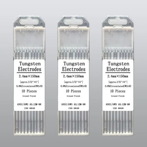Manufacturer 2% Thoriated Yttrium Wolfram Wt20/wc20/wl20 Wp 3/16" X 12" E 0.5mm <strong>2.</strong>4mm Tig Tungsten Electrode for Tig Welding - Product Image 6