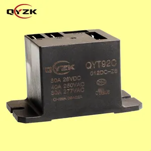 QYZK-brida de relé SPDT tipo 30A 250VAC, nueva carga de producto, 12V, impulso 40a 30a, 4 pines, 5 pines, CC, relé para control de motor