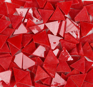 200g mica Gạch <span class=keywords><strong>Mosaic</strong></span> hỗn hợp màu tam giác gạch thủy tinh màu đẹp tự làm khảm thủ công làm vật liệu - Product Image 4