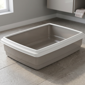 Bandeja para Arena de Gatos Rectangular de Plástico Resistente Hecha en Italia, con Gran Capacidad, Cómoda y Fácil de Limpiar - Product Image 3