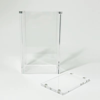 Boîte de rangement TCG magnétique japonaise résistante aux UV pour boosters, vente en gros, 100 pièces, usage familial