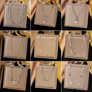 Collar de explosiones 1 Cadena de eslabones chapada en oro de acero inoxidable Diseño de mariposa de moda Joyería de aniversario de gama alta de moda de lujo - Product Image 3