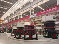 Concasseur à cône hydraulique monocylindre avec commande PLC et moteur pour ligne de concassage de pierres dures