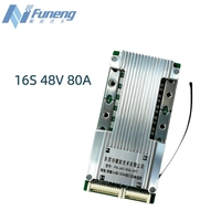 FN BMS LifePO4 4S-24S 12V-72V 80A pour batterie au lithium 18650 LFP 3.2V, carte de circuit système BMS, cellules FN LifePO4 16S 48V BMS